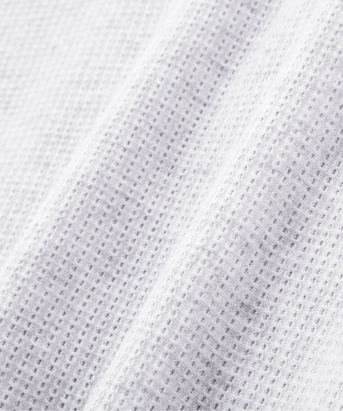 MHL.（エムエイチエル）の「COTTON JERSEY MESH（Tシャツ/カットソー・レディース・ライトグレー/ダークグレー・2）」の6枚目の写真