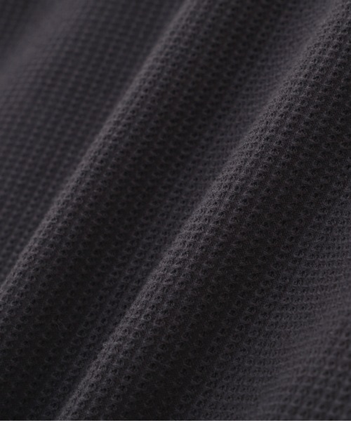 MHL.（エムエイチエル）の「COTTON JERSEY MESH（Tシャツ/カットソー・レディース・ライトグレー/ダークグレー・2）」の9枚目の写真