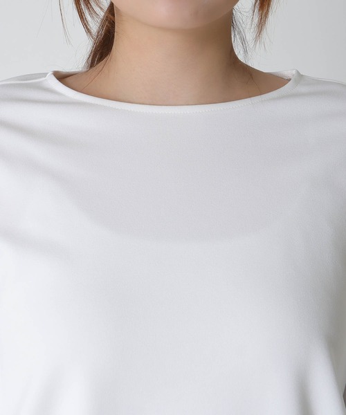 Cepica（セピカ）の「【MARECHAL TERRE / マルシャルテル】RUFFLE SLEEVE TOPS（Tシャツ/カットソー・レディース・オフホワイト/ブラック・FREE）」の16枚目の写真