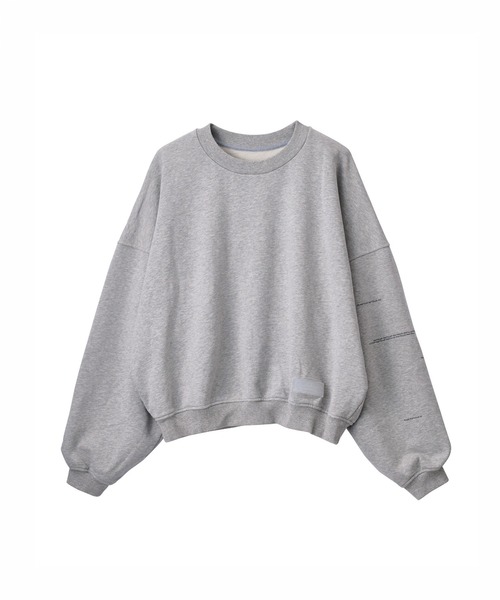 Knuth Marf（クヌースマーフ）の「Kerror design sweat(unisex)（Tシャツ/カットソー・レディース・ネイビー/グレー・FREE）」の2枚目の写真