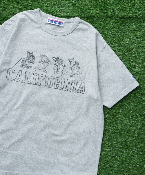 The Endless Summer(エンドレスサマー)の「TES 8812CALIF ROAD T-SHIRT / Tシャツ(Tシャツ/カットソー・メンズ・グレー/ホワイト・X-LARGE/LARGE/MEDIUM/SMALL)」の1枚目の写真