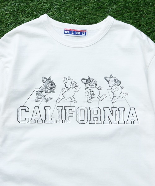 The Endless Summer(エンドレスサマー)の「TES 8812CALIF ROAD T-SHIRT / Tシャツ(Tシャツ/カットソー・メンズ・グレー/ホワイト・X-LARGE/LARGE/MEDIUM/SMALL)」の4枚目の写真