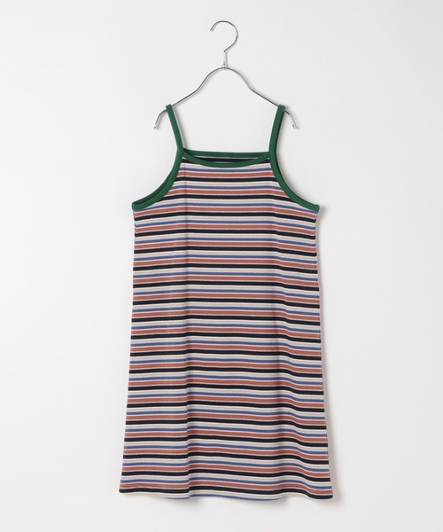 BAYFLOW（ベイフロー）の「[Tシャツ＋ワンピSET(3way)]ボーダーコンビキャミワンピ(KIDS)（ワンピース・キッズ・ネイビー系/イエロー系・110cm/150cm/130cm）」の16枚目の写真