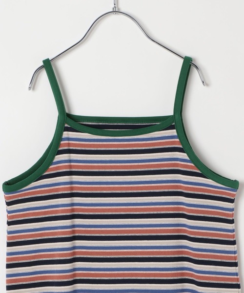 BAYFLOW（ベイフロー）の「[Tシャツ＋ワンピSET(3way)]ボーダーコンビキャミワンピ(KIDS)（ワンピース・キッズ・ネイビー系/イエロー系・110cm/150cm/130cm）」の18枚目の写真