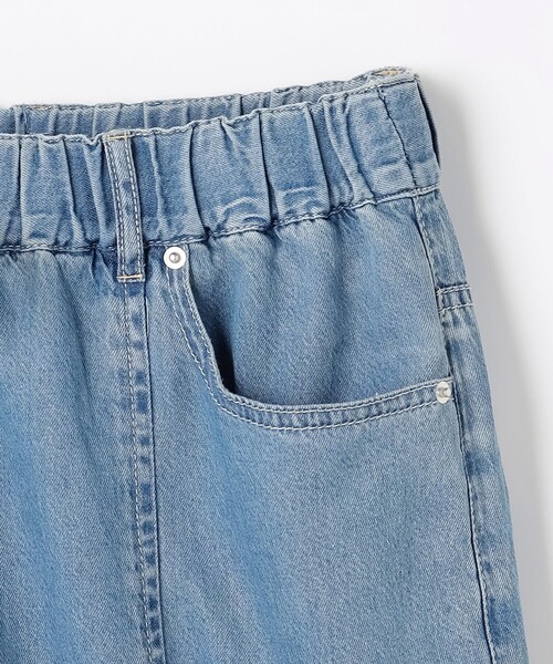 ANY（エニィ）の「ライトオンスデニムパンツ（セットアップ着用可）（デニムパンツ・レディース・サックスブルー系/ベージュ系・LARGE/MEDIUM）」の7枚目の写真