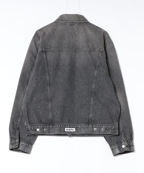 Scrap Book(スクラップブック)の「【HOPE】BOLD DENIM JACKT(デニムジャケット・レディース・ブラック・36)」の2枚目の写真