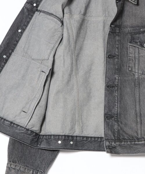 Scrap Book(スクラップブック)の「【HOPE】BOLD DENIM JACKT(デニムジャケット・レディース・ブラック・36)」の3枚目の写真