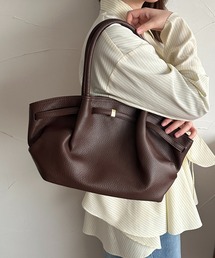 apres jour clair（アプレジュールクレア）の「【apres jour clair】フェイクレザートートバッグ（ハンドバッグ）」