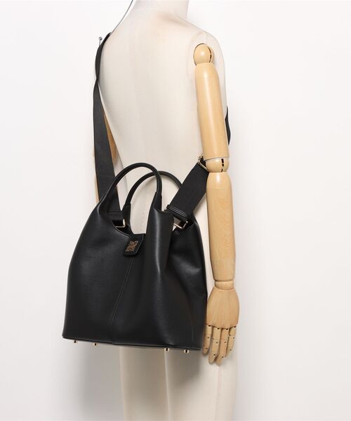 HIMIKO（ヒミコ）の「【HIMIKO】シグネチャートートバッグ/661180（ショルダーバッグ・レディース・ブラウン/ブラック・FREE）」の6枚目の写真