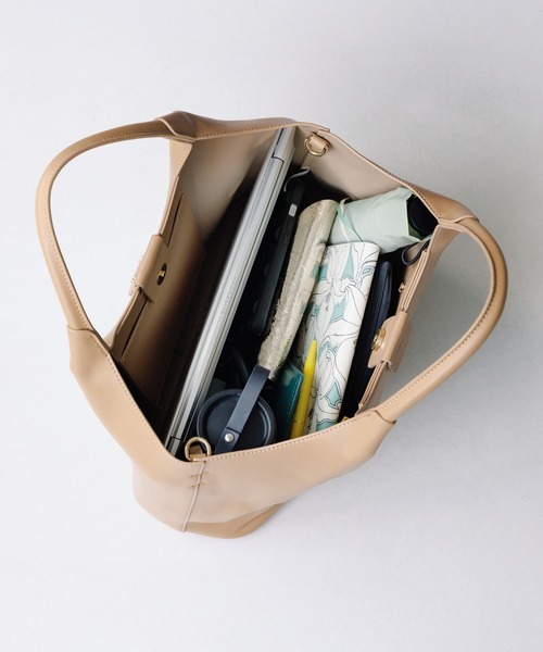 HIMIKO（ヒミコ）の「【HIMIKO】シグネチャートートバッグ/661180（ショルダーバッグ・レディース・ブラウン/ブラック・FREE）」の9枚目の写真