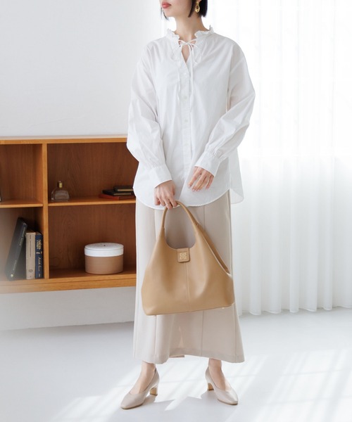 HIMIKO（ヒミコ）の「【HIMIKO】シグネチャートートバッグ/661180（ショルダーバッグ・レディース・ブラウン/ブラック・FREE）」の7枚目の写真