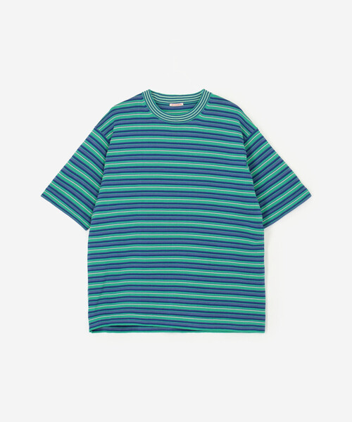 RYE TENDER(ライテンダー)の「RYE TENDER | 〈別注〉半袖 クルーネックニット MEN(ニット/セーター・メンズ・グリーン系その他/ブルー系その他/ベージュ系その他/ブラック系その他・1/2)」の4枚目の写真