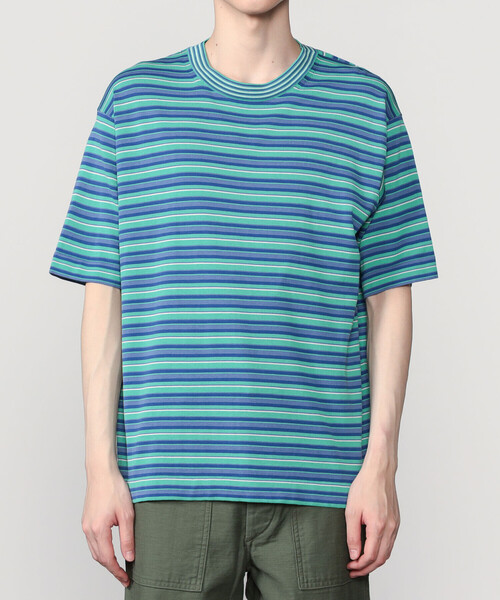 RYE TENDER(ライテンダー)の「RYE TENDER | 〈別注〉半袖 クルーネックニット MEN(ニット/セーター・メンズ・グリーン系その他/ブルー系その他/ベージュ系その他/ブラック系その他・1/2)」の20枚目の写真