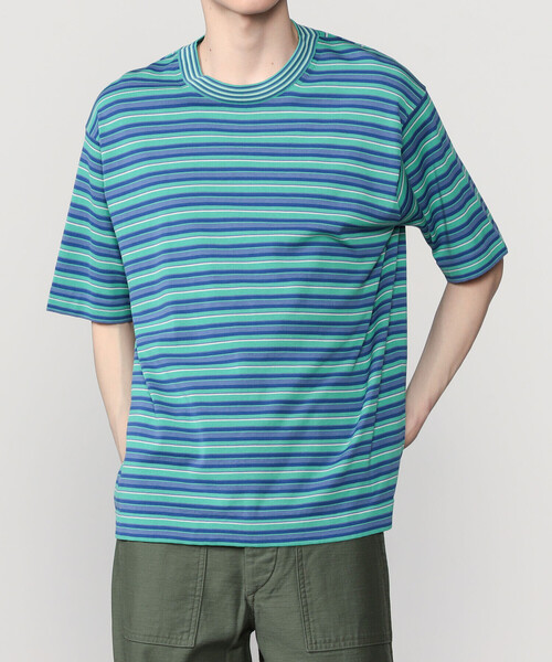 RYE TENDER(ライテンダー)の「RYE TENDER | 〈別注〉半袖 クルーネックニット MEN(ニット/セーター・メンズ・グリーン系その他/ブルー系その他/ベージュ系その他/ブラック系その他・1/2)」の17枚目の写真