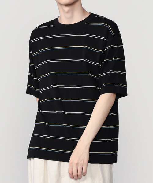 RYE TENDER(ライテンダー)の「RYE TENDER | 〈別注〉半袖 クルーネックニット MEN(ニット/セーター・メンズ・グリーン系その他/ブルー系その他/ベージュ系その他/ブラック系その他・1/2)」の15枚目の写真
