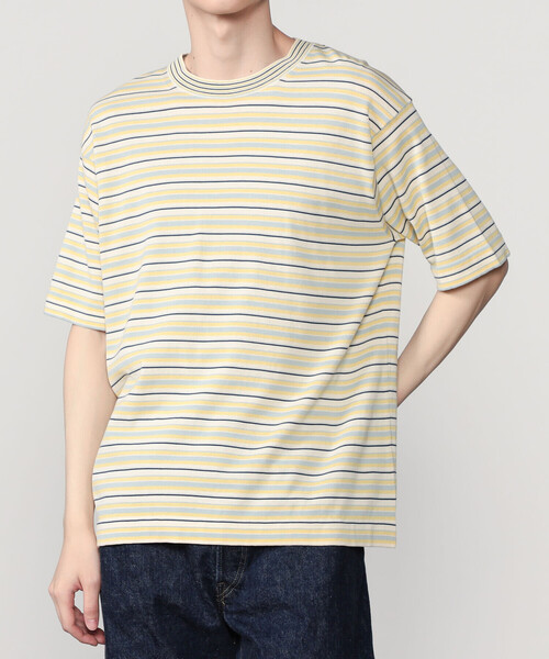 RYE TENDER(ライテンダー)の「RYE TENDER | 〈別注〉半袖 クルーネックニット MEN(ニット/セーター・メンズ・グリーン系その他/ブルー系その他/ベージュ系その他/ブラック系その他・1/2)」の14枚目の写真