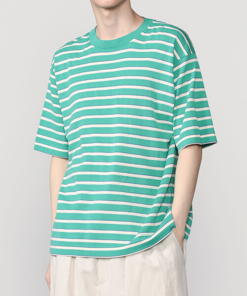 RYE TENDER(ライテンダー)の「RYE TENDER | 〈別注〉半袖 クルーネックニット MEN(ニット/セーター・メンズ・グリーン系その他/ブルー系その他/ベージュ系その他/ブラック系その他・1/2)」の13枚目の写真
