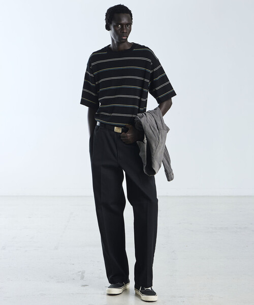 RYE TENDER(ライテンダー)の「RYE TENDER | 〈別注〉半袖 クルーネックニット MEN(ニット/セーター・メンズ・グリーン系その他/ブルー系その他/ベージュ系その他/ブラック系その他・1/2)」の9枚目の写真