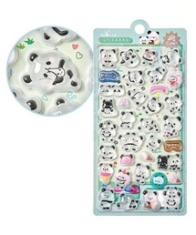 ViViDAY（ビビデー）の「パンダ ぷっくり3Dシール（ステッカー/テープ）」