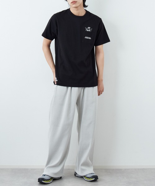 CHUMS（チャムス）の「【WEB限定】[CHUMS/チャムス] I'M A BOOBY BIRD バックプリント ポケットTシャツ（Tシャツ/カットソー・レディース・ホワイト/ブラック/グレイッシュベージュ・M/L/XL）」の11枚目の写真
