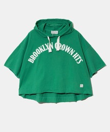 CUBE SUGAR（キューブシュガー）の「CUBE SUGAR/キューブシュガー　21/-OE天竺 ロゴプリントパーカー（パーカー）」