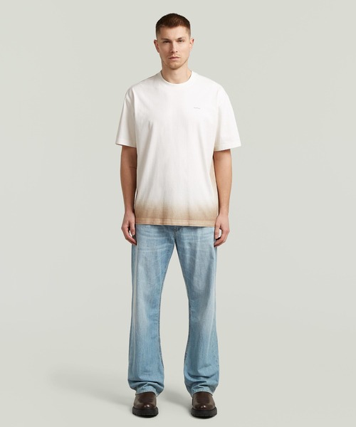 G-STAR(ジースター)の「Sprayed Relaxed T-Shirt/スプレーデザイングラデーションリラックスTシャツ(Tシャツ/カットソー・メンズ・ホワイト系その他/ブルー系その他・X-LARGE/LARGE/MEDIUM/SMALL/X-SMALL)」の4枚目の写真