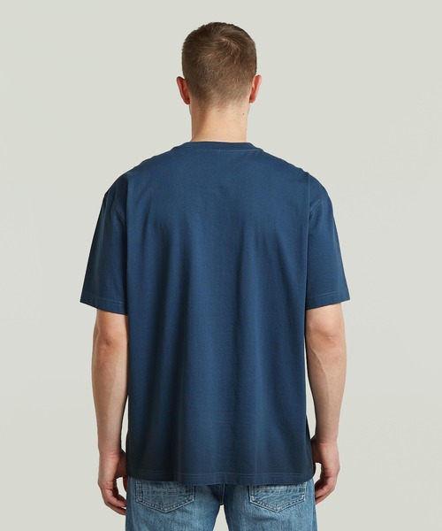 G-STAR(ジースター)の「Sprayed Relaxed T-Shirt/スプレーデザイングラデーションリラックスTシャツ(Tシャツ/カットソー・メンズ・ホワイト系その他/ブルー系その他・X-LARGE/LARGE/MEDIUM/SMALL/X-SMALL)」の9枚目の写真