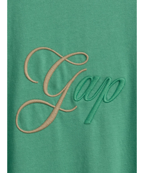 GAP(ギャップ)の「ヘビーウェイト トーンミックス GAPロゴTシャツ(Tシャツ/カットソー・メンズ・レッド/ホワイト/ブラック/ブルー/グリーン・XS/S/M/L/XL)」の9枚目の写真