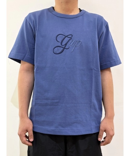 GAP(ギャップ)の「ヘビーウェイト トーンミックス GAPロゴTシャツ(Tシャツ/カットソー・メンズ・レッド/ホワイト/ブラック/ブルー/グリーン・XS/S/M/L/XL)」の4枚目の写真