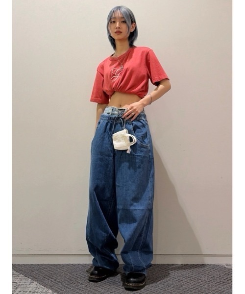 GAP(ギャップ)の「ヘビーウェイト トーンミックス GAPロゴTシャツ(Tシャツ/カットソー・メンズ・レッド/ホワイト/ブラック/ブルー/グリーン・XS/S/M/L/XL)」の20枚目の写真