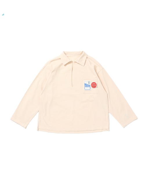 FRUIT OF THE LOOM（フルーツオブザルーム）の「FTL × from_Antique カノコスモックシャツ（シャツ/ブラウス・メンズ・チャコール/アイボリー・1/2）」の20枚目の写真