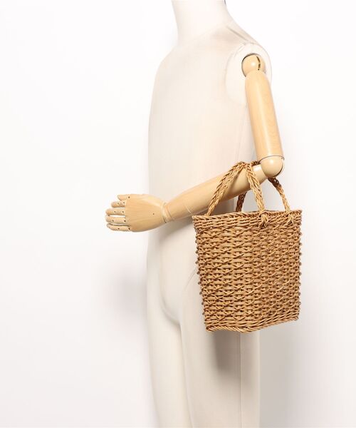 Marie-Louise(マリ-・ルイ-ズ)の「【UTIL/ユティル】ナイール レクトトートバッグ S /#UT 030(かごバッグ・レディース・ナチュラル・FREE)」の5枚目の写真