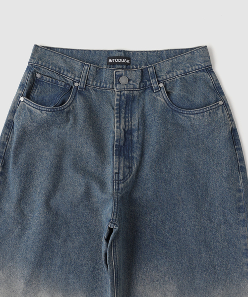 WISM（ウィズム）の「INTODUSK / イントゥダスク DENIM FLARE PANTS（デニムパンツ・メンズ・ネイビー・MEDIUM）」の3枚目の写真