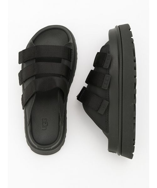 UGG(アグ)の「【UGG】1167430-BLK W GOLDENGLOW SLIDE(サンダル・レディース・ブラック・25/23/24/22)」の4枚目の写真