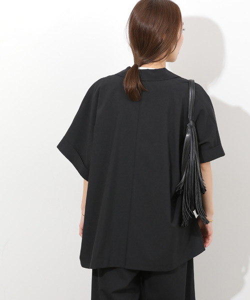 JOURNAL STANDARD relume(ジャーナルスタンダード レリューム)の「【MULTI FUNC+】接触冷感 / 防シワ ハイカウントフレンチジャケット(テーラードジャケット・レディース・カーキ/ブラック・FREE)」の18枚目の写真