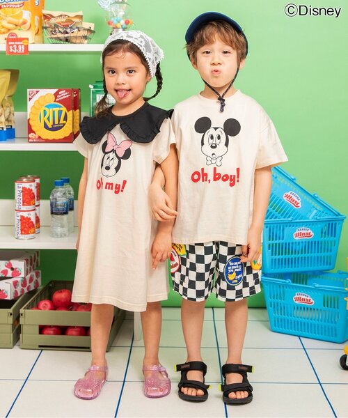 Disney(ディズニー)の「【リンク】ディズニーキャラクター/Tシャツ(Tシャツ/カットソー・キッズ・ネイビー/ブラウン/アイボリー・80/90/100/110/120/130/140)」の11枚目の写真