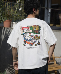 Coleman/コールマン Coleman×matsui×FREAK'S STORE 別注 バックプリント クルーネックTシャツ/Rocky Camping