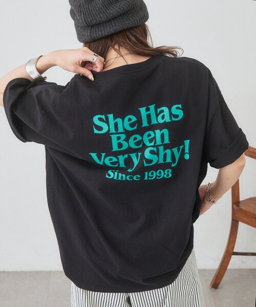 DISCOAT（ディスコート）の「【Enlude】バックロゴプリントTシャツ《ユニセックス》（Tシャツ/カットソー・レディース・ブラック/チャコールグレー/オフホワイト・FREE）」の22枚目の写真