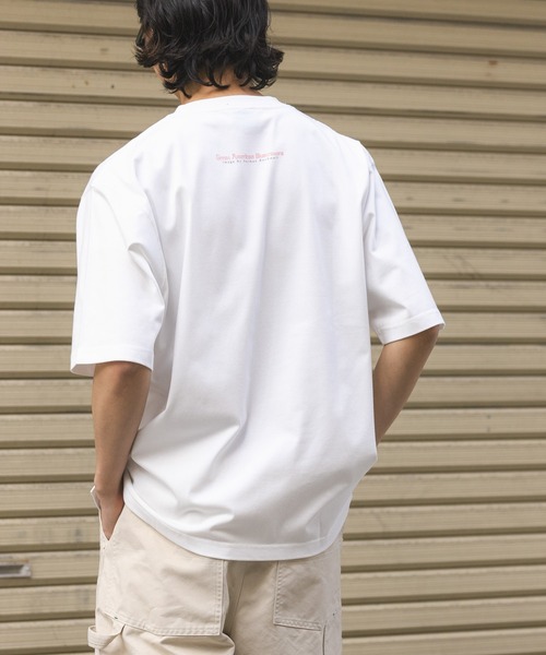 FORK&SPOON(フォークアンドスプーン)の「FORK&SPOON Norman Rockwell Short-SleeveT-shirts(Tシャツ/カットソー・メンズ・オフホワイト/チャコールグレー・5/4)」の6枚目の写真