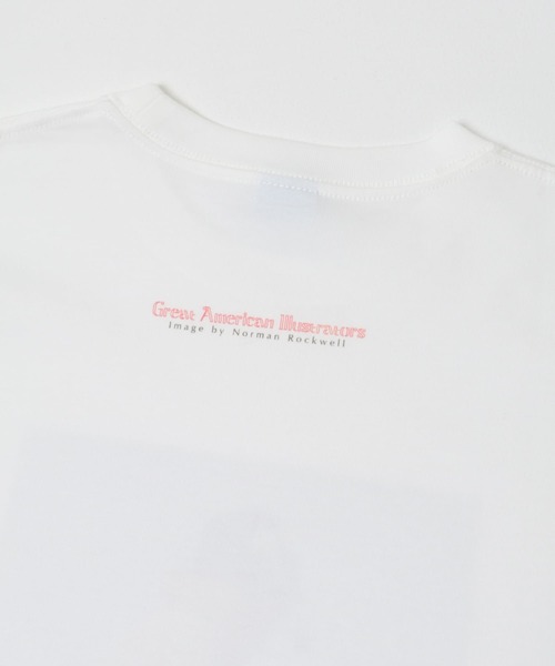 FORK&SPOON(フォークアンドスプーン)の「FORK&SPOON Norman Rockwell Short-SleeveT-shirts(Tシャツ/カットソー・メンズ・オフホワイト/チャコールグレー・5/4)」の15枚目の写真