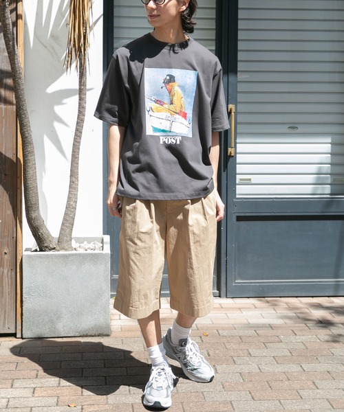 FORK&SPOON(フォークアンドスプーン)の「FORK&SPOON Norman Rockwell Short-SleeveT-shirts(Tシャツ/カットソー・メンズ・オフホワイト/チャコールグレー・5/4)」の18枚目の写真