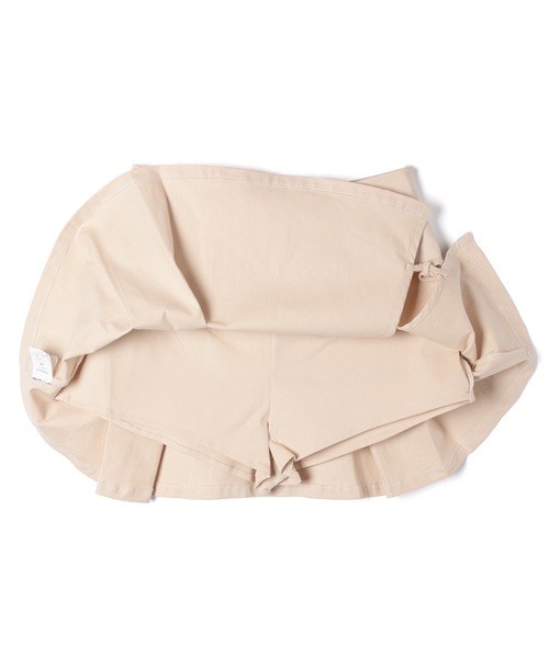 M DOLLY(エムドリー)の「*M DOLLY original* Ribbon box lucy pleats mini skirt/リボンボックスルーシー プリーツミニスカート(スカート・レディース・ベージュ/ブラック・M/S)」の4枚目の写真
