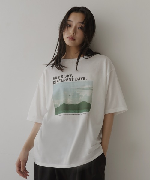 ram　フォトプリント　カットソー 接触冷感・UVカット】アソートフォトTシャツ（Tシャツ/カットソー