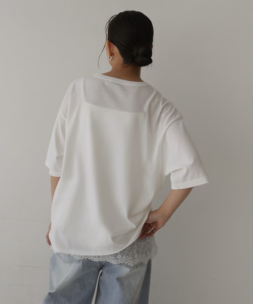 hellam(へラム)の「【接触冷感・UVカット】アソートフォトTシャツ(Tシャツ/カットソー・レディース・ホワイト系3/ホワイト系2/ホワイト系1・FREE)」の8枚目の写真