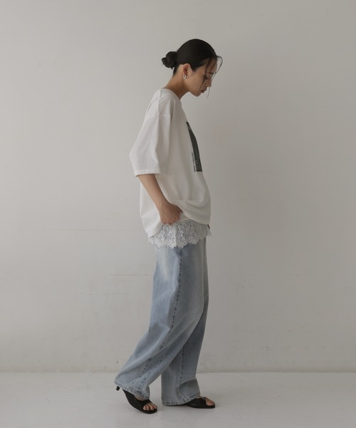 hellam(へラム)の「【接触冷感・UVカット】アソートフォトTシャツ(Tシャツ/カットソー・レディース・ホワイト系3/ホワイト系2/ホワイト系1・FREE)」の9枚目の写真