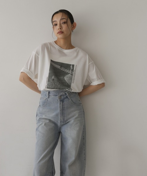 hellam(へラム)の「【接触冷感・UVカット】アソートフォトTシャツ(Tシャツ/カットソー・レディース・ホワイト系3/ホワイト系2/ホワイト系1・FREE)」の11枚目の写真