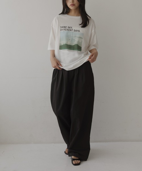 hellam(へラム)の「【接触冷感・UVカット】アソートフォトTシャツ(Tシャツ/カットソー・レディース・ホワイト系3/ホワイト系2/ホワイト系1・FREE)」の15枚目の写真