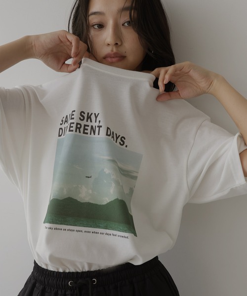 hellam(へラム)の「【接触冷感・UVカット】アソートフォトTシャツ(Tシャツ/カットソー・レディース・ホワイト系3/ホワイト系2/ホワイト系1・FREE)」の16枚目の写真