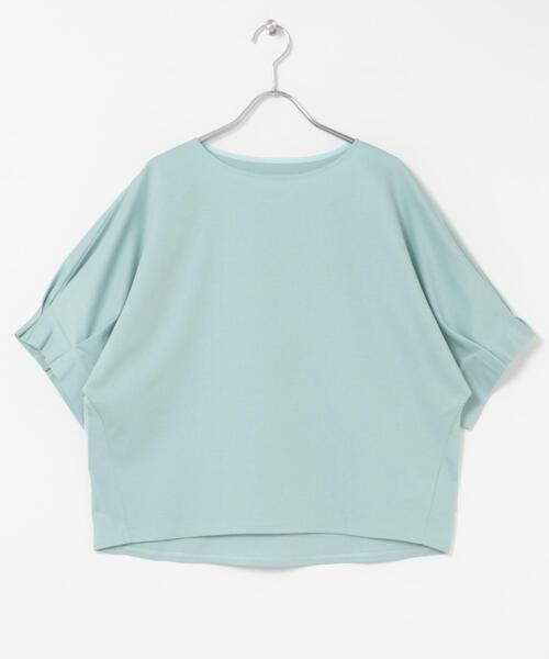 URBAN RESEARCH ROSSO WOMEN(アーバンリサーチ ロッソ)の「UVカットクールタッチタックスリーブプルオーバー(Tシャツ/カットソー・レディース・オフホワイト/ピンク/ブラック/ブルー系その他/キャメル/グリーン系その他・FREE)」の7枚目の写真