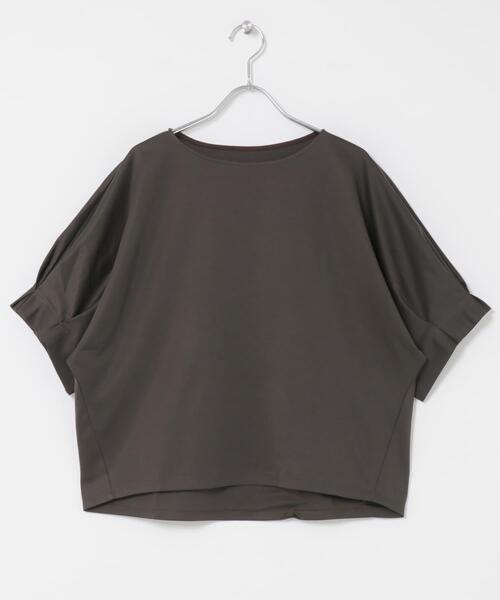 URBAN RESEARCH ROSSO WOMEN(アーバンリサーチ ロッソ)の「UVカットクールタッチタックスリーブプルオーバー(Tシャツ/カットソー・レディース・オフホワイト/ピンク/ブラック/ブルー系その他/キャメル/グリーン系その他・FREE)」の14枚目の写真